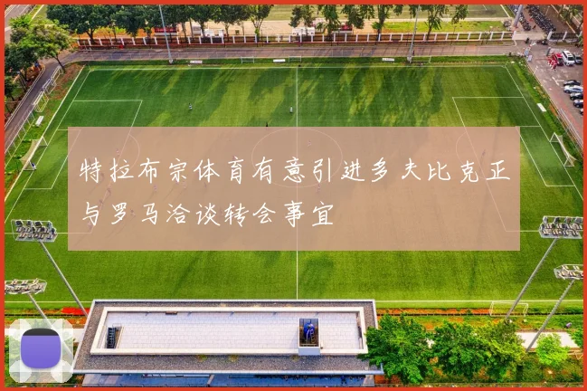 特拉布宗体育有意引进多夫比克正与罗马洽谈转会事宜